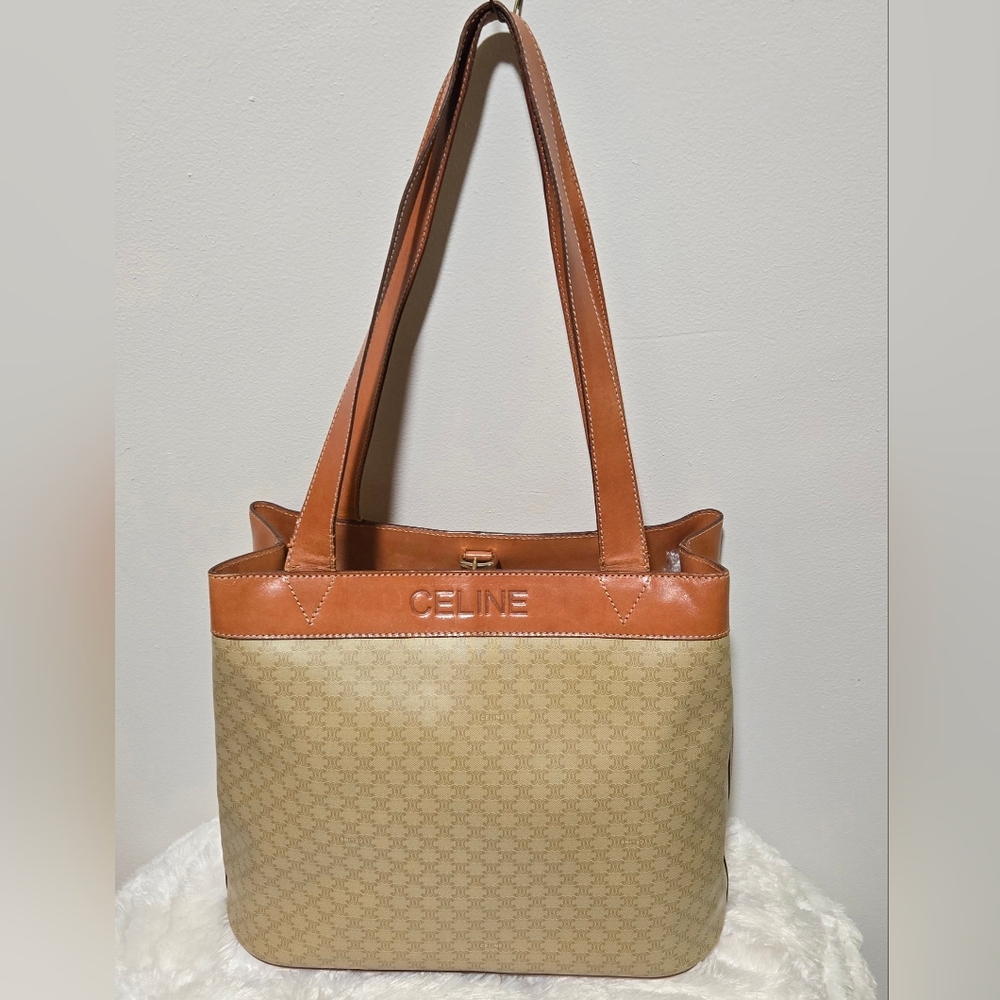 CELINE Macadam Tote Bag